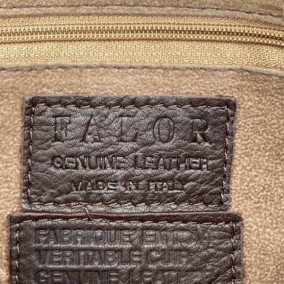 Falor Italian Leather Croc Print Large Bag Excellent Used Condition. - Picture 5 of 12